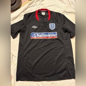 England Football Training Shirt Jersey Umbro Nationwide UK Mens medium